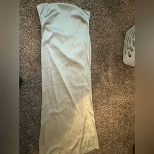 Light green long dress